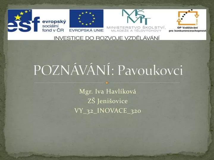 pozn v n pavoukovci