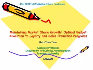 Maintaining Market Share Growth: Optimal Budget Allocation to Loyalty and Sales Promotion Programs