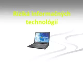 rizik informa n ch technol gi