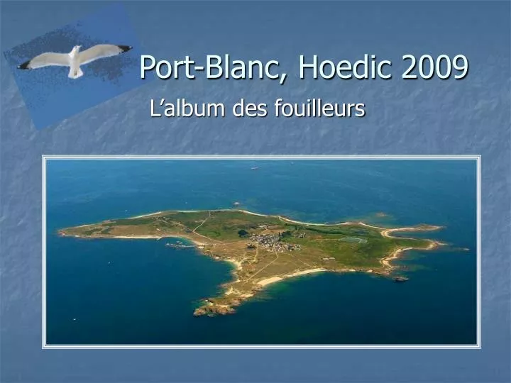 port blanc hoedic 2009