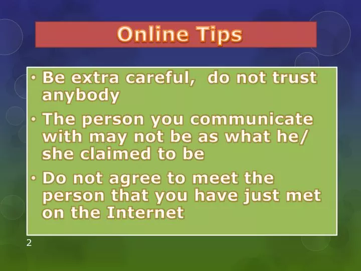 online tips