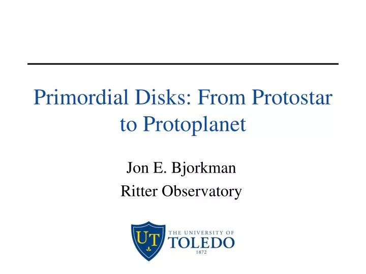 primordial disks from protostar to protoplanet