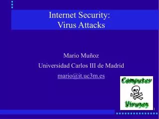 Internet Security: Virus Attacks