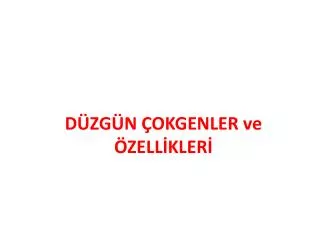 d zg n okgenler ve zell kler