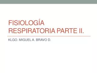 fisiolog a respiratoria parte ii