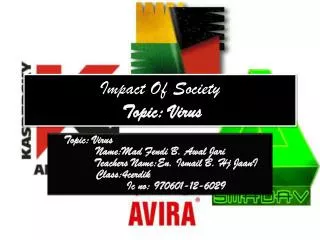 impact of society topic virus