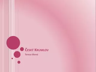 esk krumlov