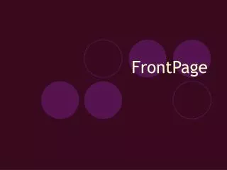 frontpage