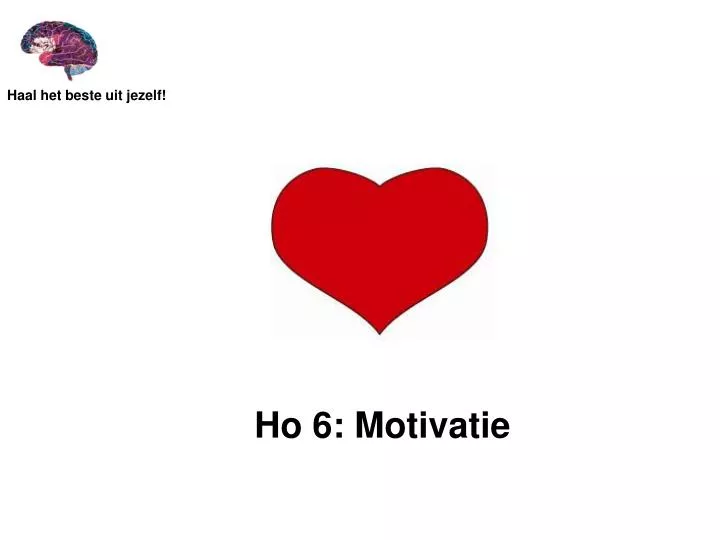 ho 6 motivatie