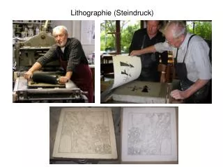 Lithographie (Steindruck)
