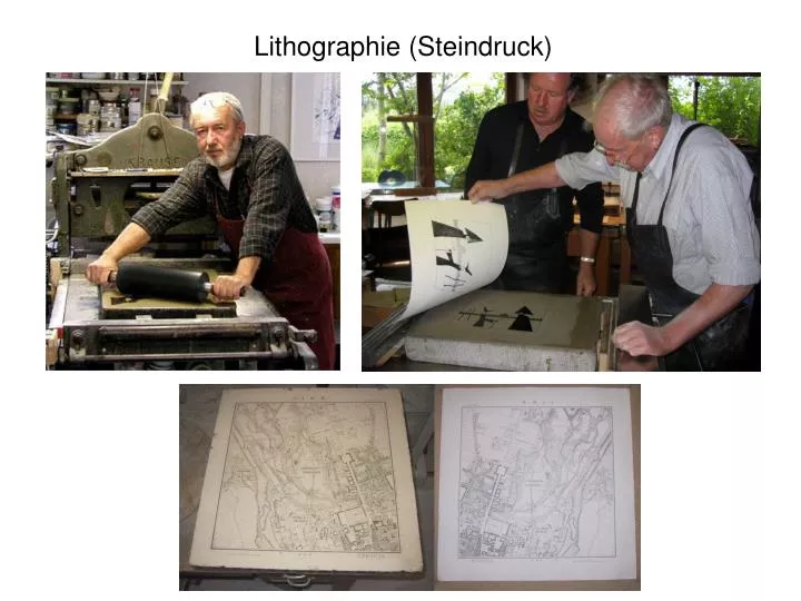 lithographie steindruck