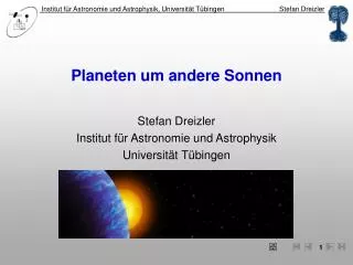 planeten um andere sonnen