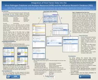 Integration of Host Factor Data into the