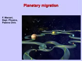 Planetary migration