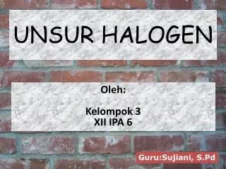 unsur halogen