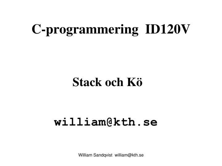 c programmering id120v