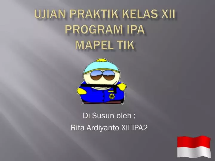 ujian praktik kelas xii program ipa mapel tik