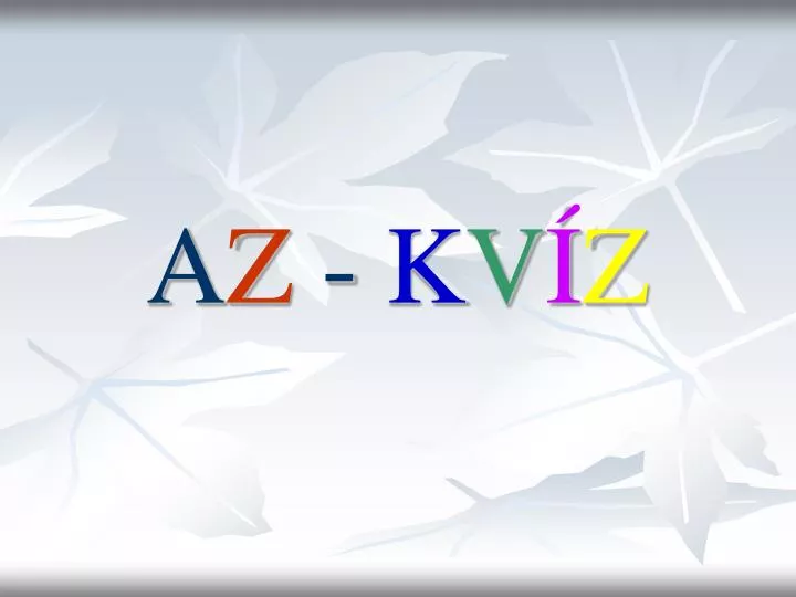 a z k v z