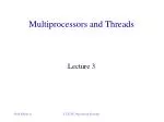 Enhancing Multiprocessor Performance and Fault Tolerance in Operating Systems - slide 1