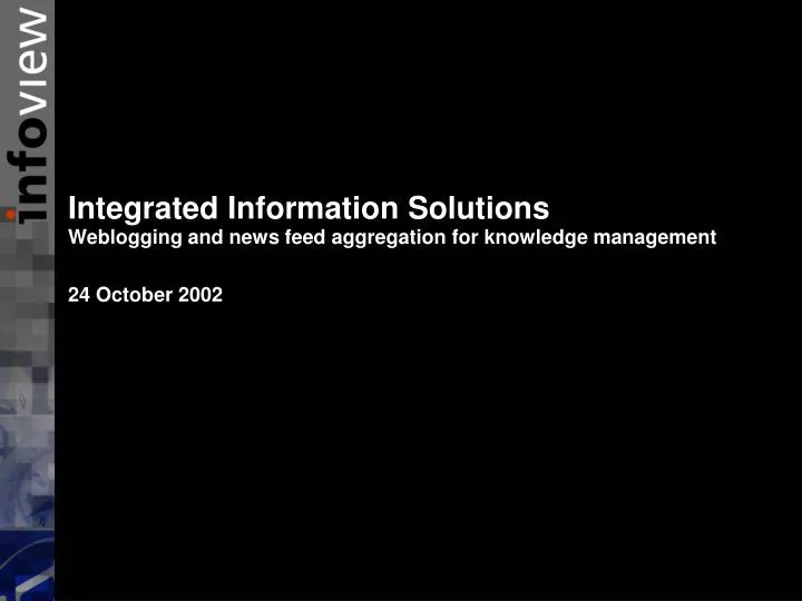integrated information solutions