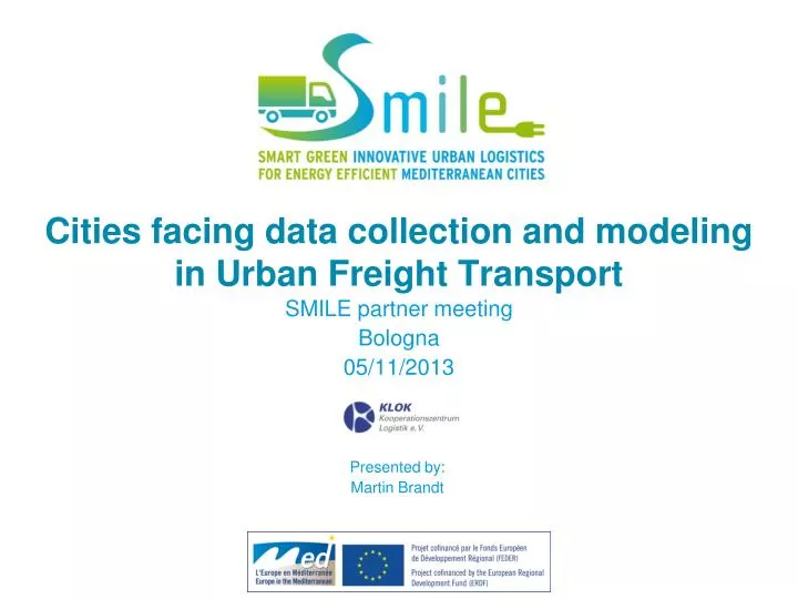 cities facing data collection and modeling in urban freight transport