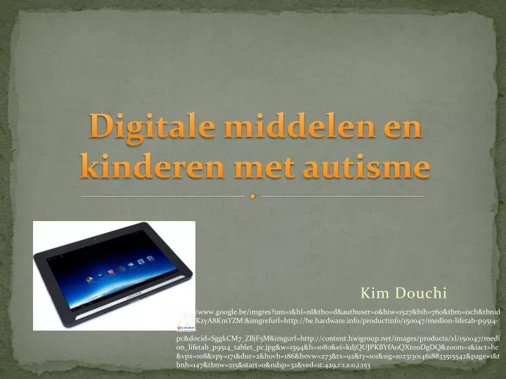digitale middelen en kinderen met autisme