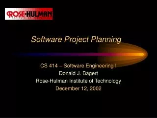 Software Project Planning