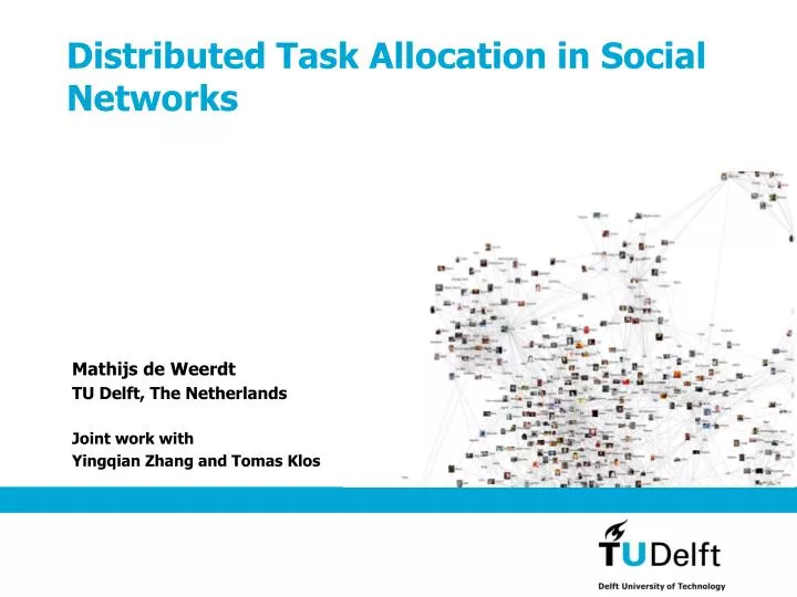 distributed task allocation in social networks