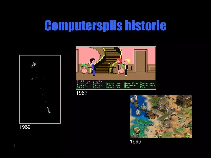 computerspils historie
