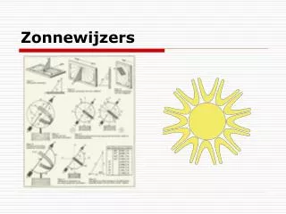 zonnewijzers