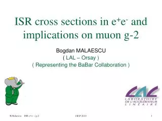 ISR cross sections in e + e - and implications on muon g-2