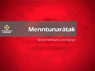 menntunar tak