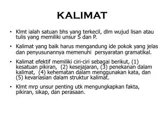 kalimat