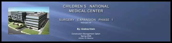 children s national medical center surgery expansion phase 1