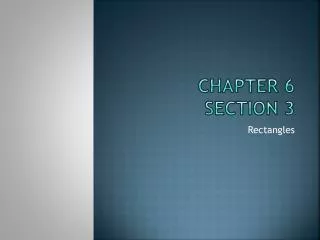 Chapter 6 Section 3