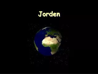 jorden