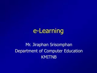 e learning