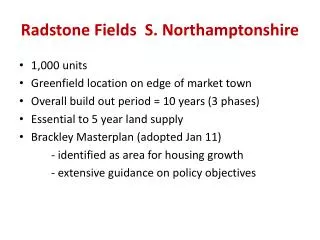 Radstone Fields S. Northamptonshire