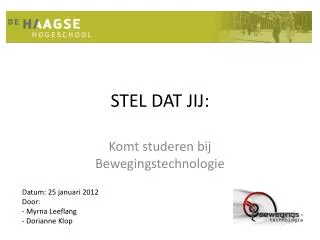 stel dat jij