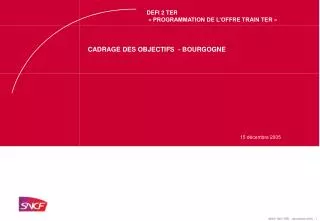 cadrage des objectifs bourgogne