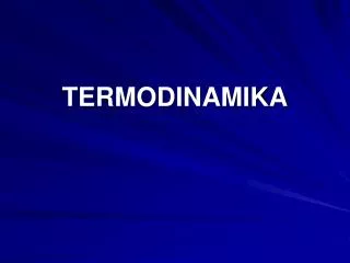 termodinamika