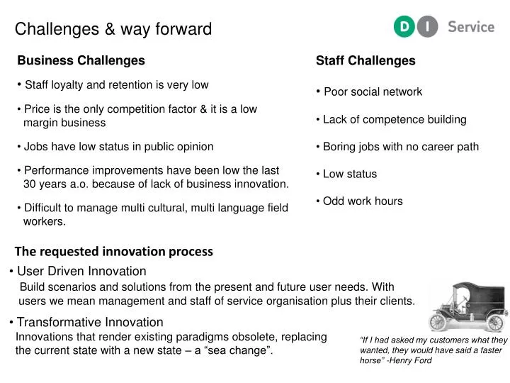 the requested innovation process