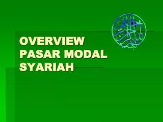 PPT - PASAR MODAL SYARIAH PowerPoint Presentation, Free Download - ID ...