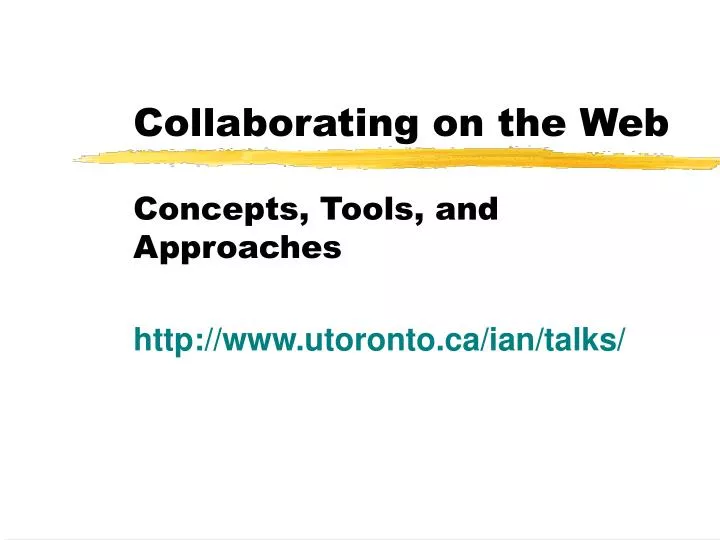 collaborating on the web