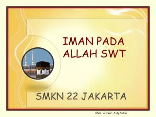 iman pada allah swt