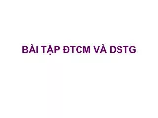 b i t p tcm v dstg