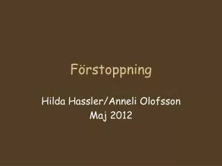 f rstoppning