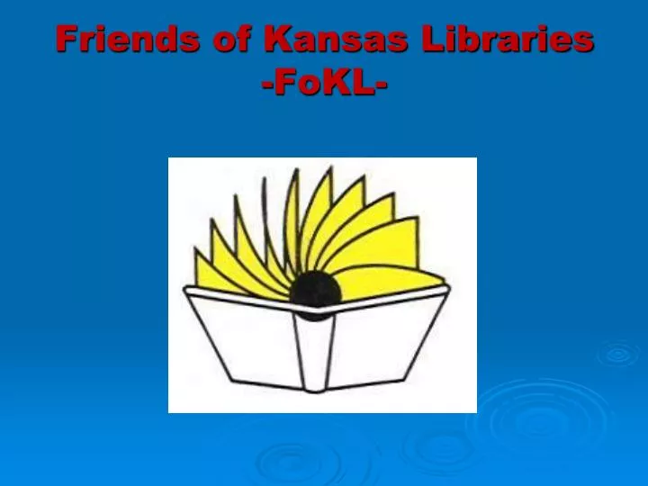friends of kansas libraries fokl