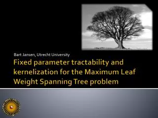 Fixed parameter tractability and kernelization for the Maximum Leaf Weight Spanning Tree problem