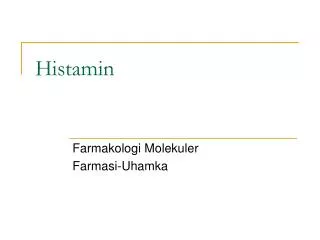 histamin
